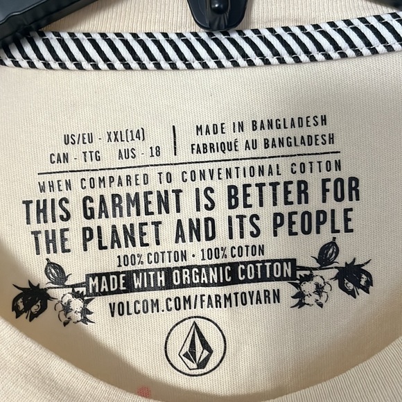 Volcom juniors crop top tee - Picture 2 of 3